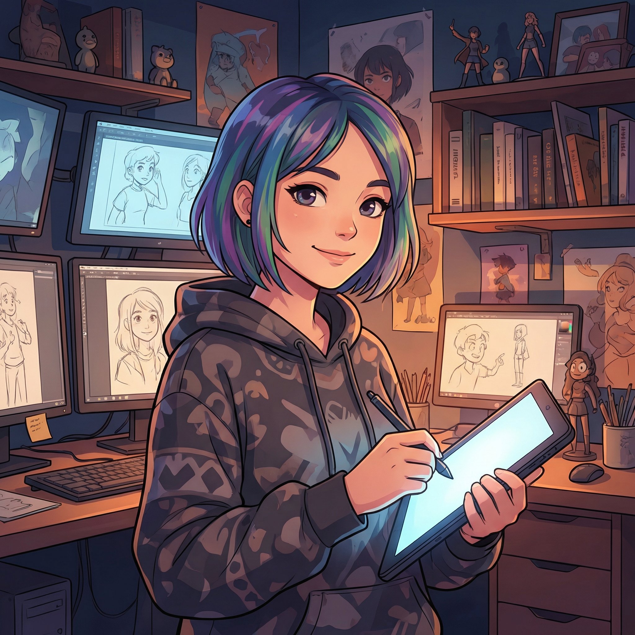 少女萝莉原画师-苏晓彤